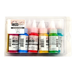 Com-Art Colours Opaque Kit B  i gruppen Lackering / Airbrush / Airbrushfrg hos Tipro Bil & Lackprodukter AB (8-100-2)