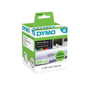 Dymo Etiketter 2pack 89x36 i gruppen Verktyg / Utrustning / Verkstadsutrustning / Frgtillverkning hos Tipro Bil & Lackprodukter AB (Dymo450etikett)