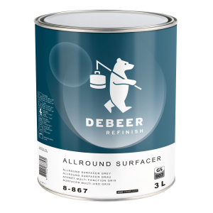 DeBeer Allround Surfacer Slipgrund Gr 3L i gruppen Lackering / Lackering / Grundmaterial hos Tipro Bil & Lackprodukter AB (8-8673)