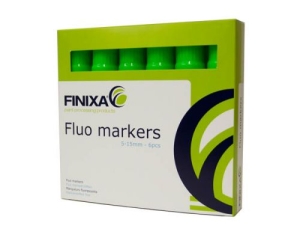 Finixa Fluo markers Grn i gruppen Verktyg / Utrustning / Penslar / Markrer & Pennor hos Tipro Bil & Lackprodukter AB (MAR21r)